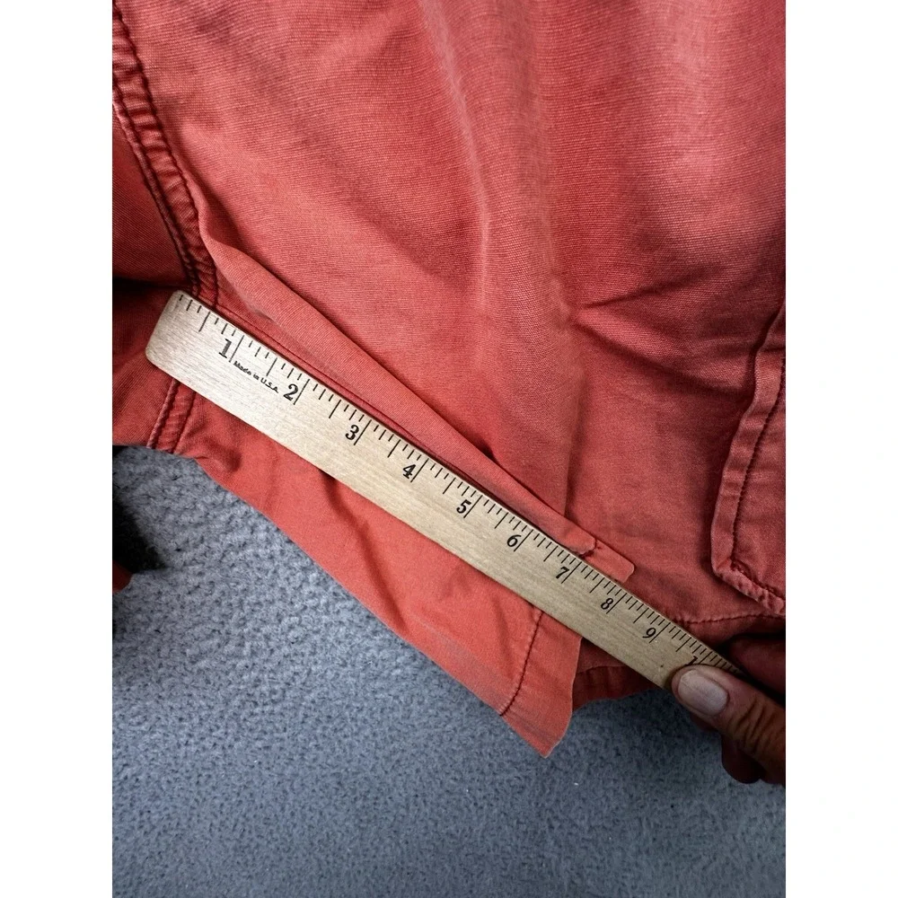 Tommy Bahama Cargo Shorts Mens Medium Coral Elastic Drawstring Relax